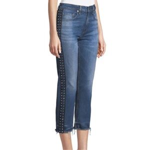 VERONICA BEARD - Tuxedo Stripe Jeans- Ines-